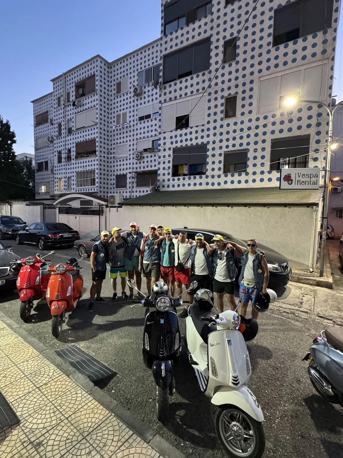 Vespa tour along the Albanian coast