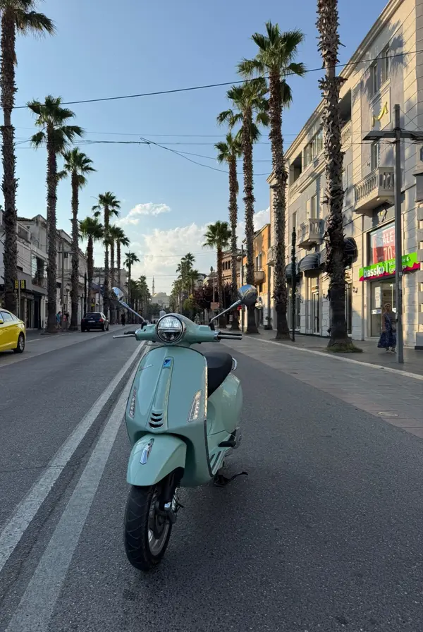 Albanian coast by Vespa