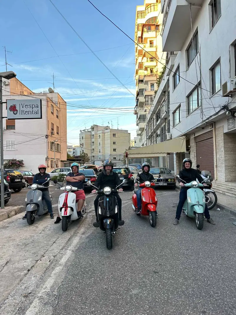 Albanian coastal Vespa tour